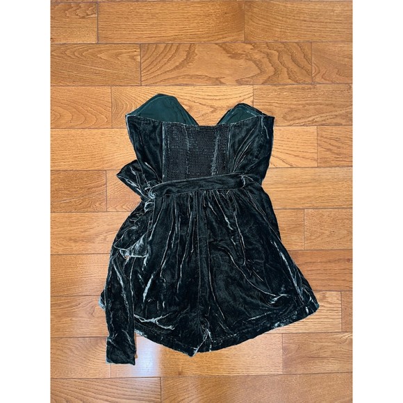 NEW Free People velvet wrap romper size small - Picture 4 of 4